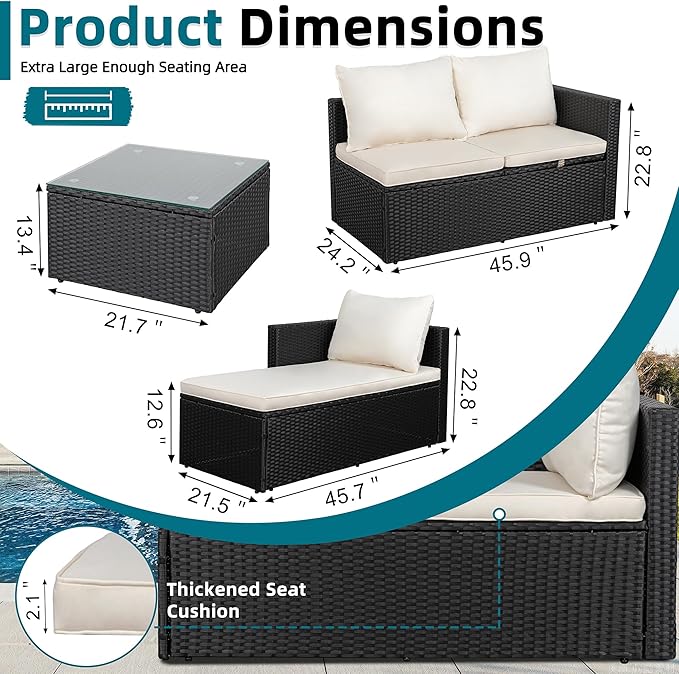 SUNLEI Patio Furniture Set - Image 2