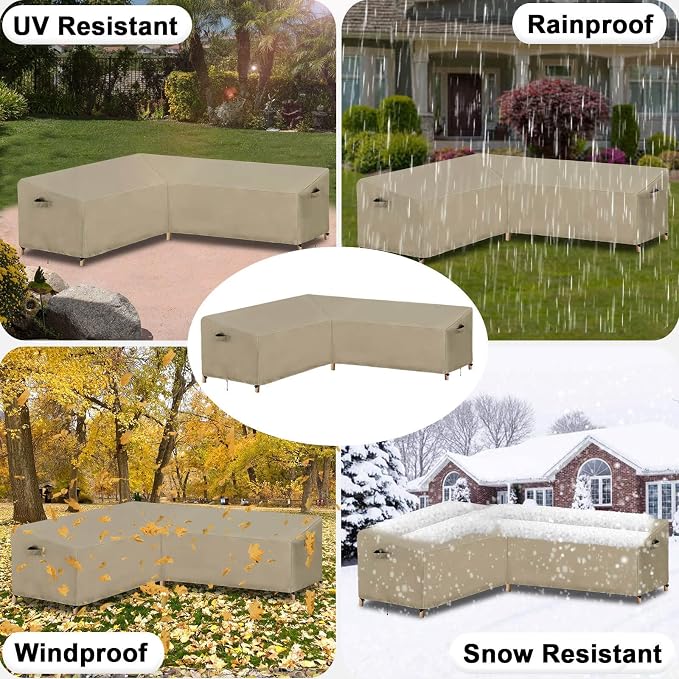 OutdoorLines Waterproof Outdoor Patio Sectional Cover - Image 7
