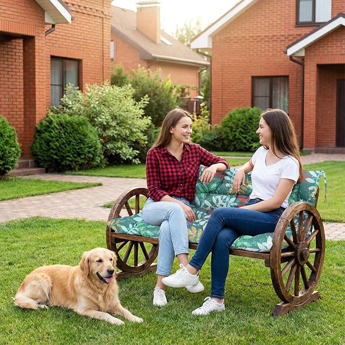 Waterproof Porch Swing Cushion Replacement, Thick 4" 2–3 Seat Outdoor Swing - Image 5