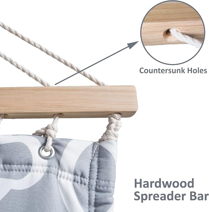 SUNCREAT 55 Inch Extra Large Double Hammock - Image 6