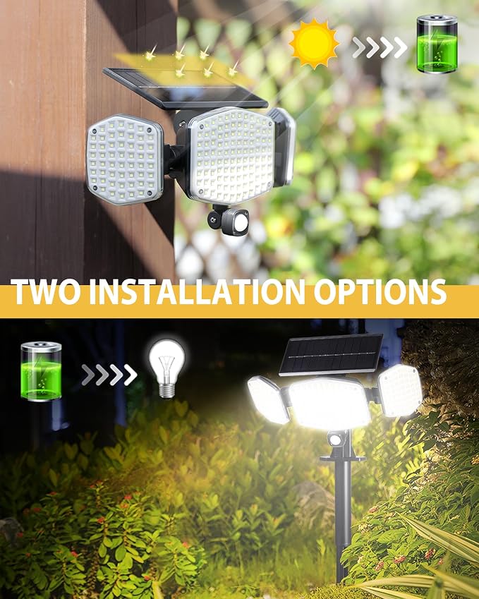 Solar Motion Sensor Outdoor Lights - Image 2