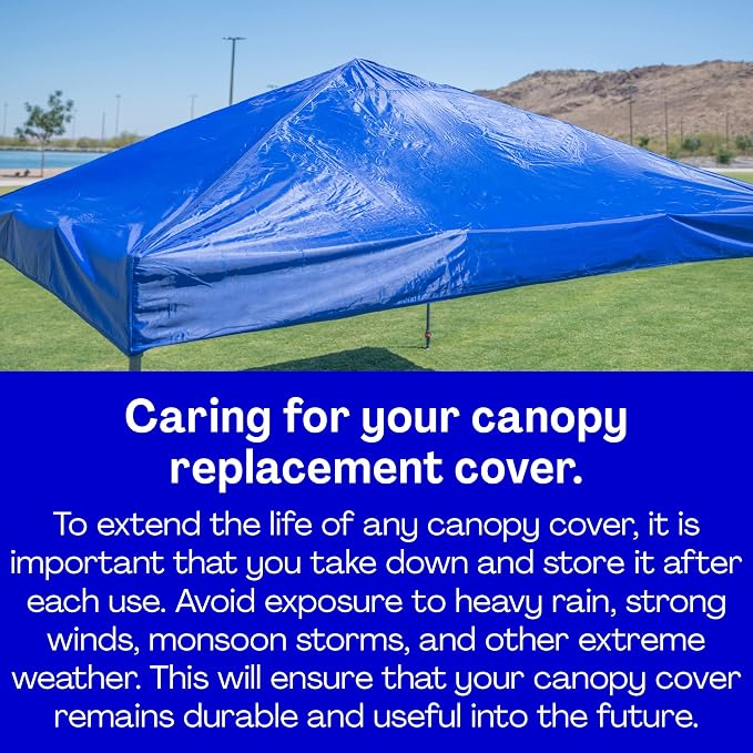 8x8 Pop Up Canopy Top Replacement Cover - Image 7