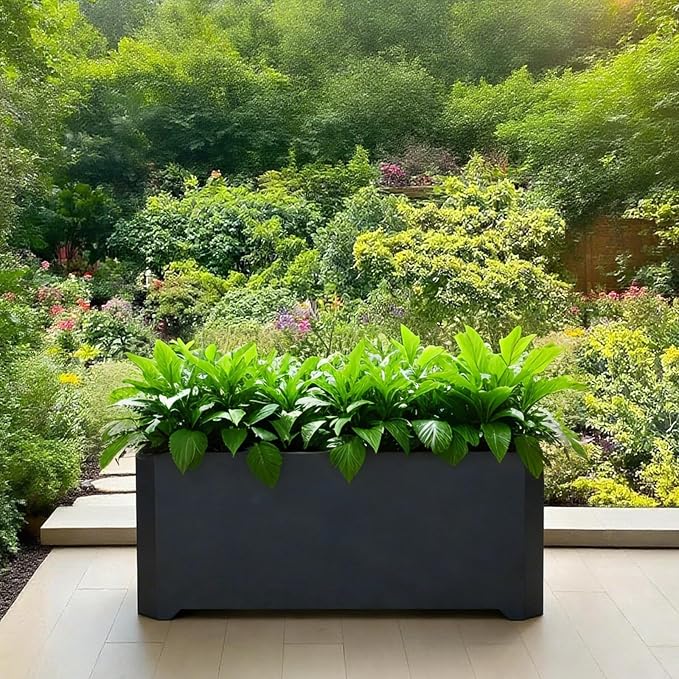 Steel Planter Box-32"x15"x15"-Rectangular Planters - Image 8