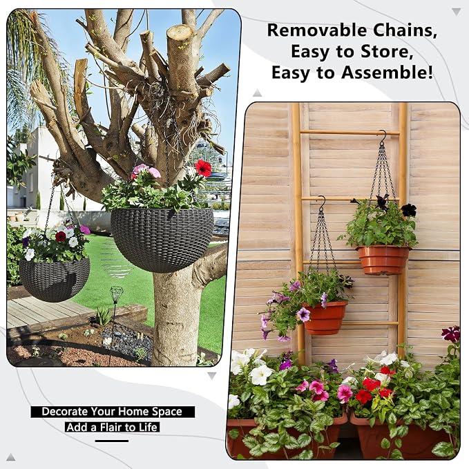 garini 3 Pack, 23 Inch Hanging Baskets Chain, Hanging Chains - Image 6