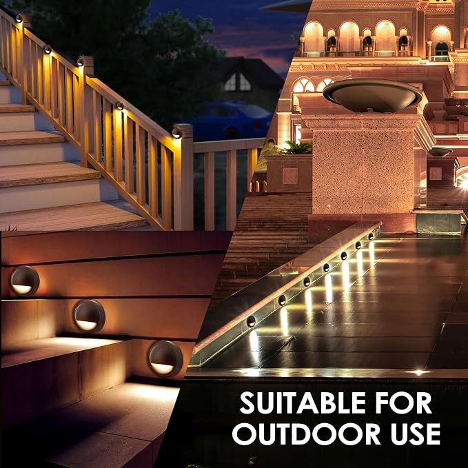 LED Low Voltage Deck Lights Outdoor Waterproof, 12V-24V AC/DC Die-cast Aluminum - Image 6