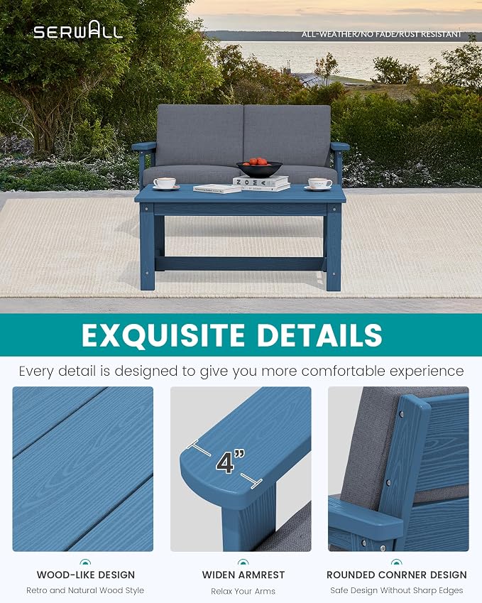 SERWALL Outdoor Loveseat - Image 4