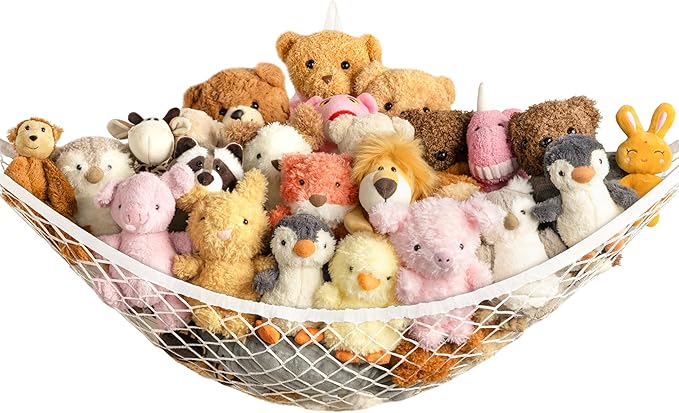 Stuffed Animal Storage Hammock Net Corner by TCGPRO
