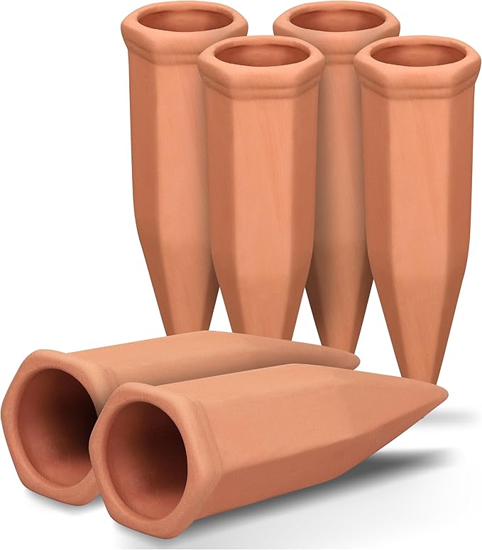 Large Terracotta Plant Watering Spikes, Automatic Plant Waterer Outdoor | by SoilaguaDirect