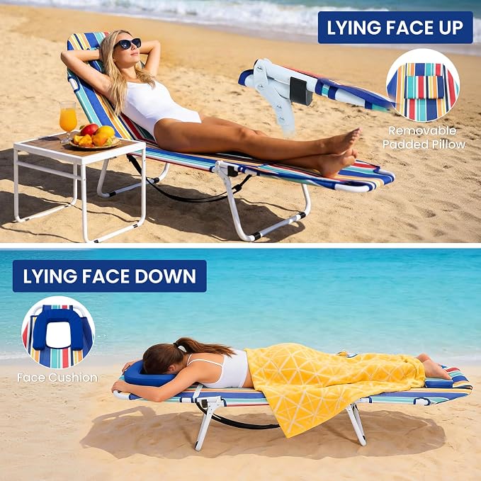 LILYPELLE Folding Chaise Lounge Chair - Image 3