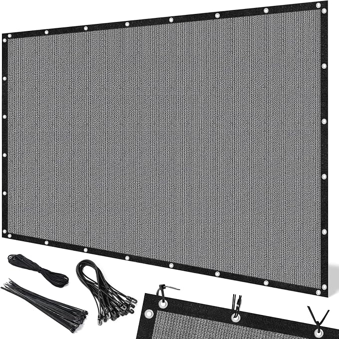 Artpuch 90% Sun Shade Cloth, 12 x 20 FT Pergola Shade Cover Canopy by Artpuch