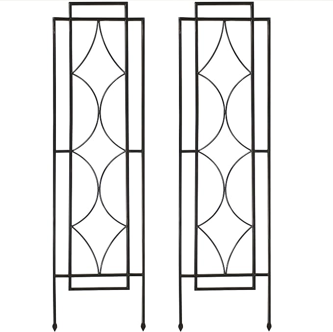Sunnydaze 2-Piece Chic Diamonds Garden Trellis by SunnydazeDecor