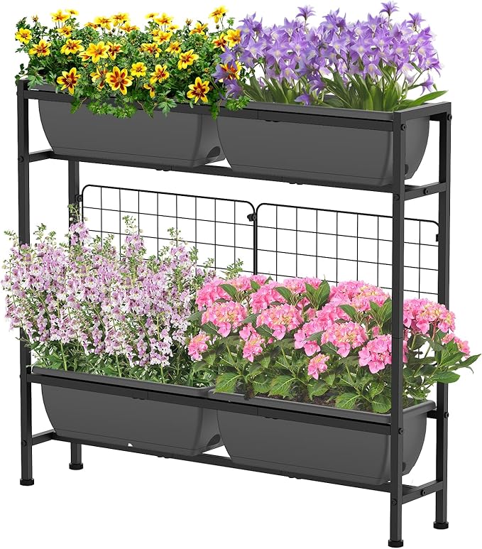 CADUKE Raised Planter Box, Plastic Raised Garden Bed by CADUKE