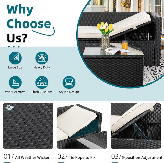 SUNLEI Patio Furniture Set - Image 6