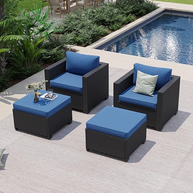 Aoxun 4 Piece Patio Furniture Set - Image 2