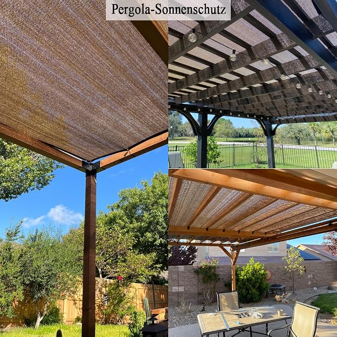 90% Sun Shade Cloth for Patio, 10x15 Ft Breathable Sunshade Fabric for Garden - Image 5