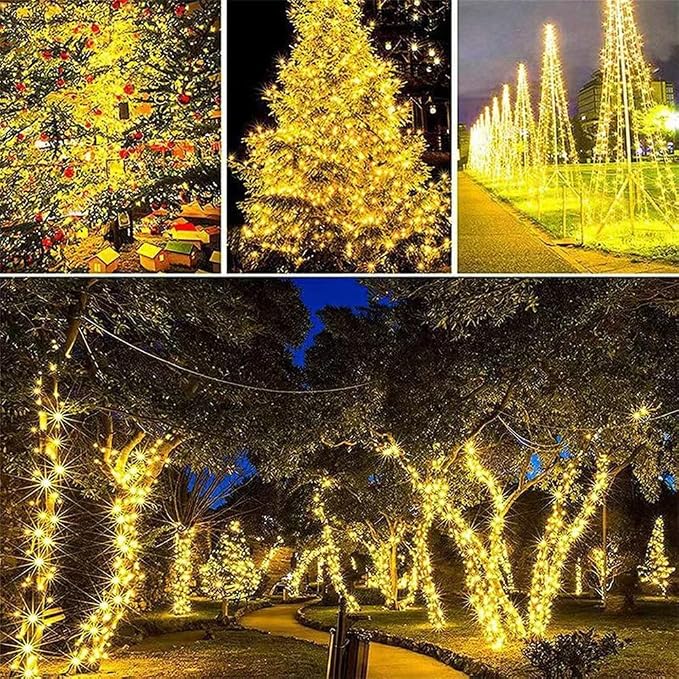 WESEN 300 LED Christmas String Lights Indoor Outdoor-2Pack, Solar String Lights - Image 5