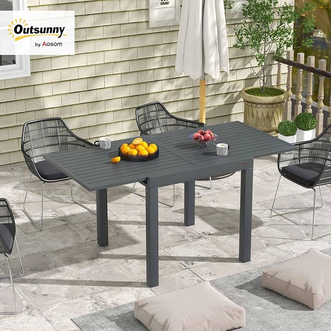 Outsunny Expandable Patio Dining Table - Image 2