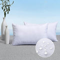 MIULEE Pack of 2 12x18 Outdoor Pillow Inserts, Outdoor Throw Pillows by MIULEE