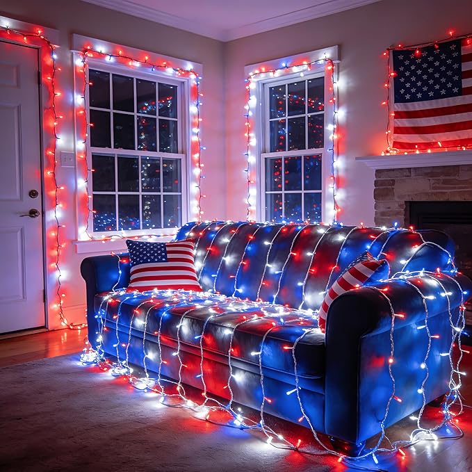 Brizled Color Changing String Lights, 33ft 100 LED Pasrel Easter Mini Lights - Image 3