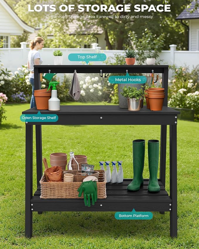 SERWALL Potting Bench Outdoor - Image 7