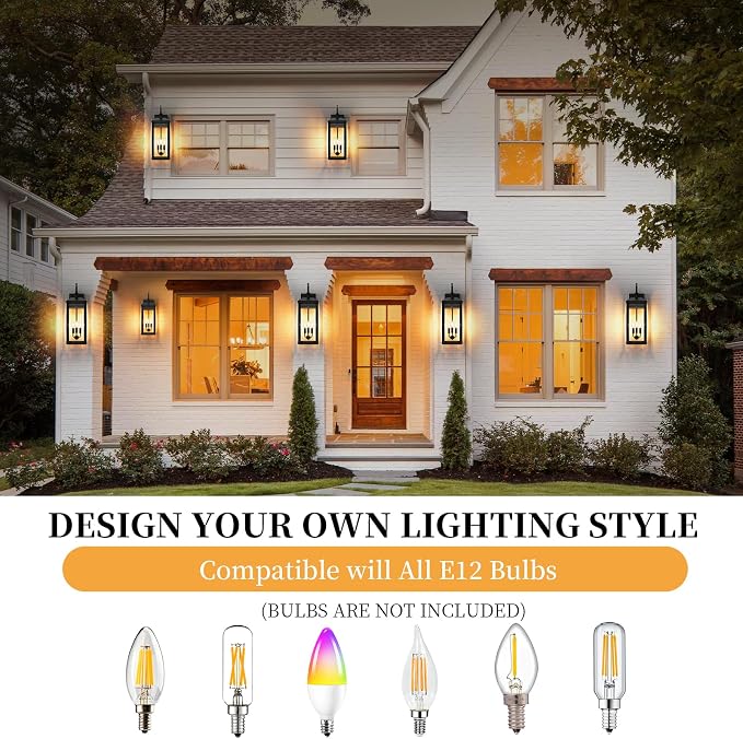 24Inch Extra Large Outdoor Sconce Light 1-Pack, Waterproof Oversized Outdoor - Image 8