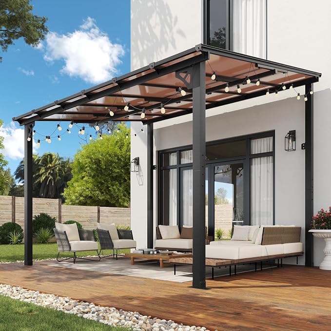 Aoxun 10' x 12' Gazebo for Patio, Gazebo Pergola - Image 2