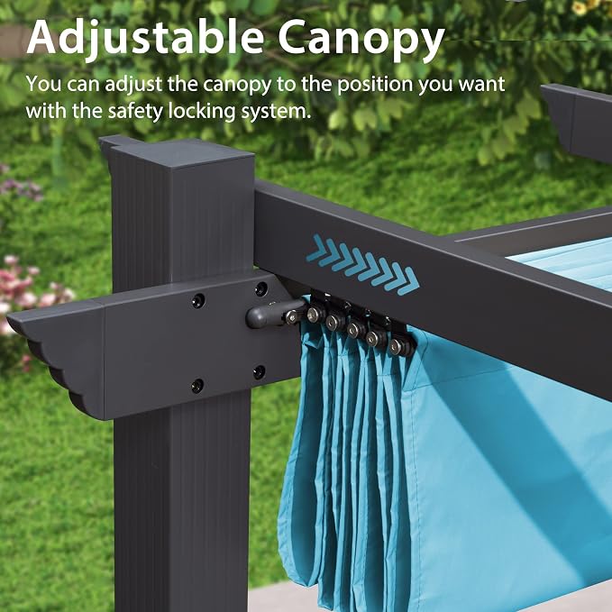 PURPLE LEAF 12' X 18' Outdoor Pergola - Image 9