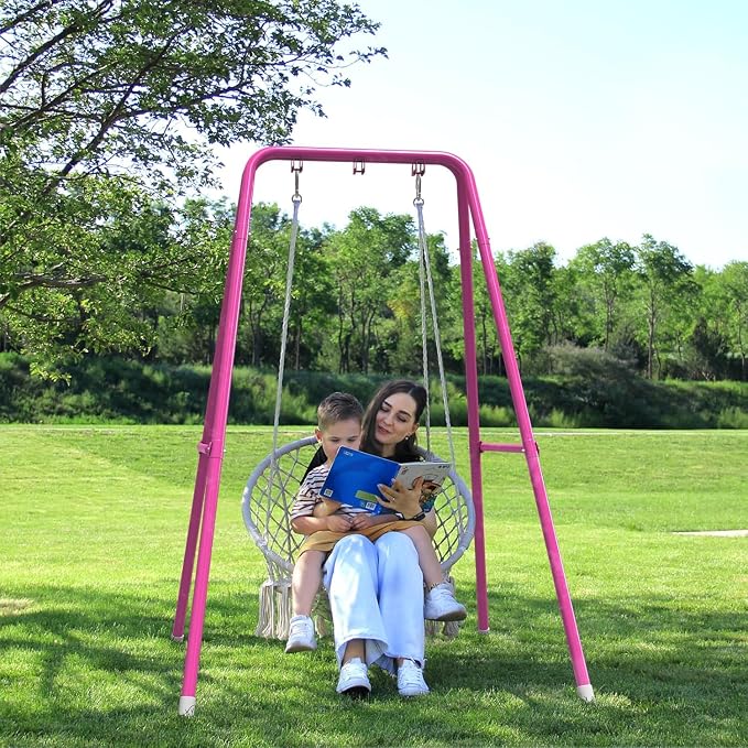 G TALECO GEAR Hammock Chair Stand, Heavy-Duty Steel 300LBS Multi-Use Hammock - Image 2