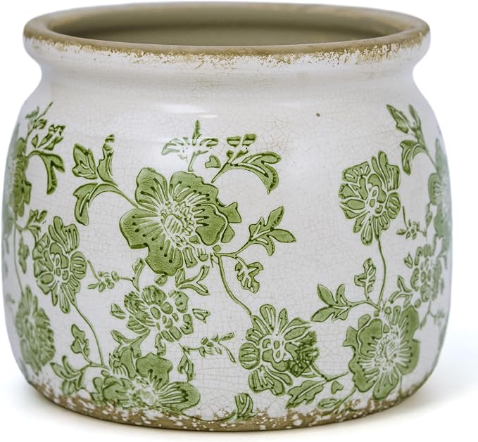 Flower Pot, Vintage Ceramic Pot by Dosayes