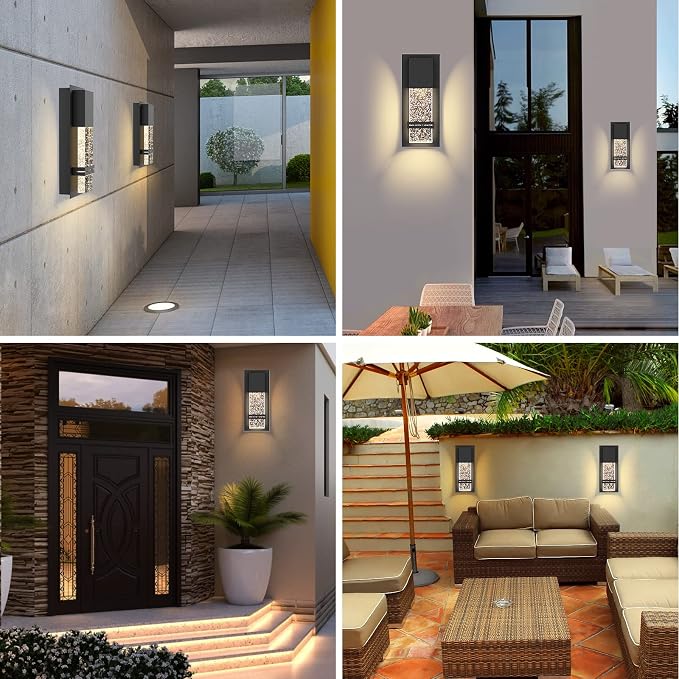 LED Integrated Outdoor Wall Light, Modern Exterior Wall Sconce - Image 5