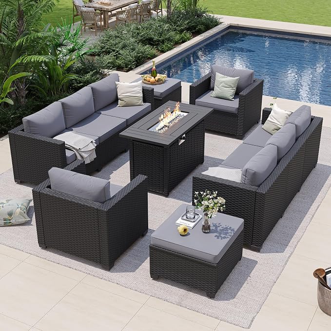 Aoxun 7 Piece Patio Furniture Set - Image 9