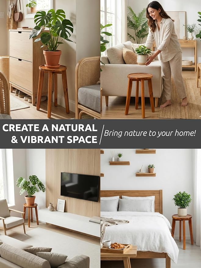 Demigo 15-Inch Tall Plant Stand - Image 7