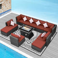 NICESOUL 11 Piece Outdoor Furniture Set by NICESOUL