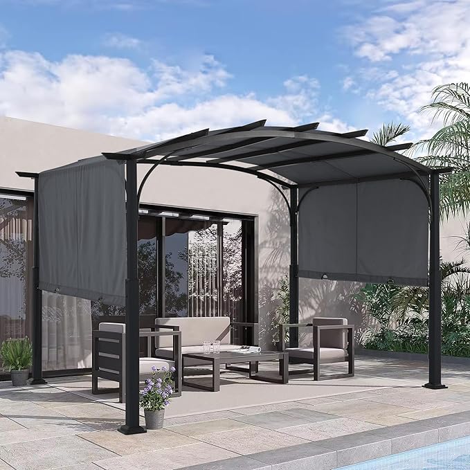 MASTERCANOPY 10x10ft Outdoor Retractable Pergola - Image 6