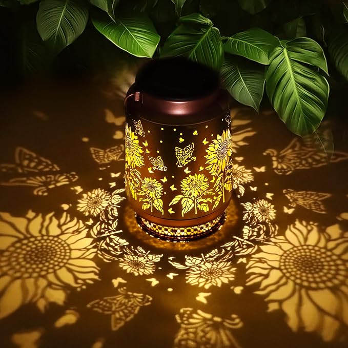 Sunflower Gifts for Women Sunflower Solar Lantern Birthday Gifts Mothers Day by Fussion