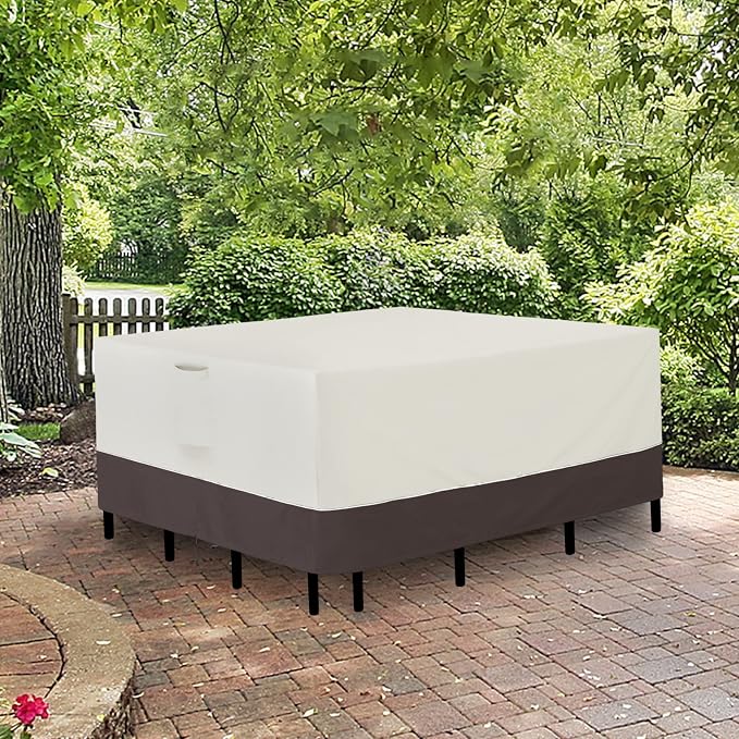 Easy-Going Patio Furniture Cover 56"x56" Square Outdoor Table and Chair Set - Image 7