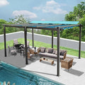 Domi Outdoor Living 11’ X 16’ Outdoor Retractable Pergola by domioutdoorliving