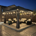 PURPLE LEAF 12'x14' Hardtop Gazebo by PURPLELEAF