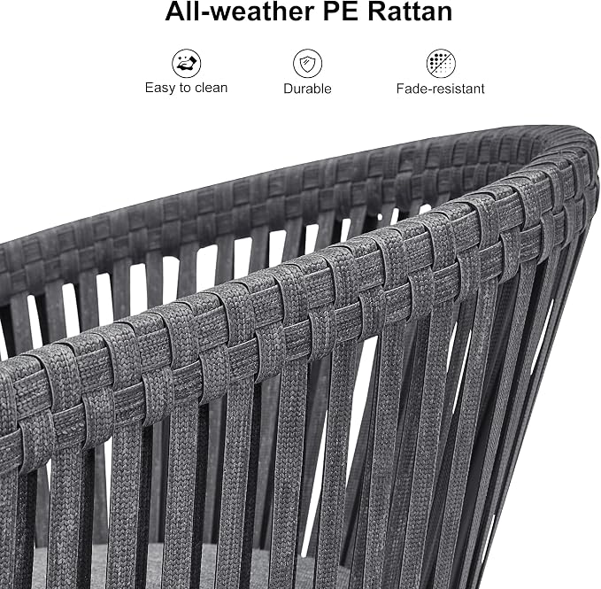 PURPLE LEAF 16 Pieces Outdoor Dining Set - Image 3