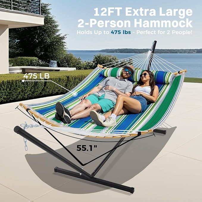 SUPERJARE Curved-Bar Hammock - Image 2