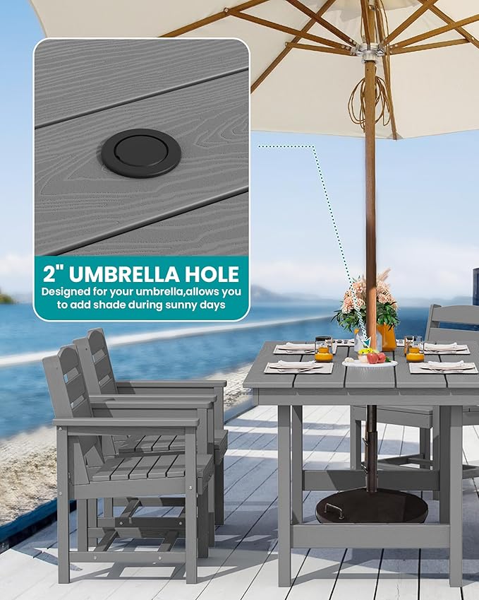 SERWALL 8-Piece Patio Dining Sets - Image 2