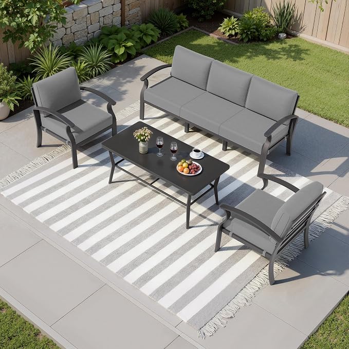 Kullavik Aluminum Patio Furniture Set by KULLAVIK