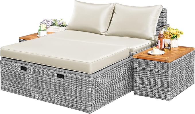 Flamaker Outdoor Rattan Daybed by Flamaker