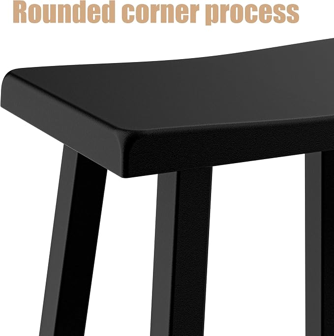 Bar Stools Set of 2, Waterproof UV-Resistant, Durable Resin Kitchen Island - Image 7