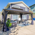 PURPLE LEAF 12' X 16' Permanent Hardtop Gazebo by PURPLELEAF