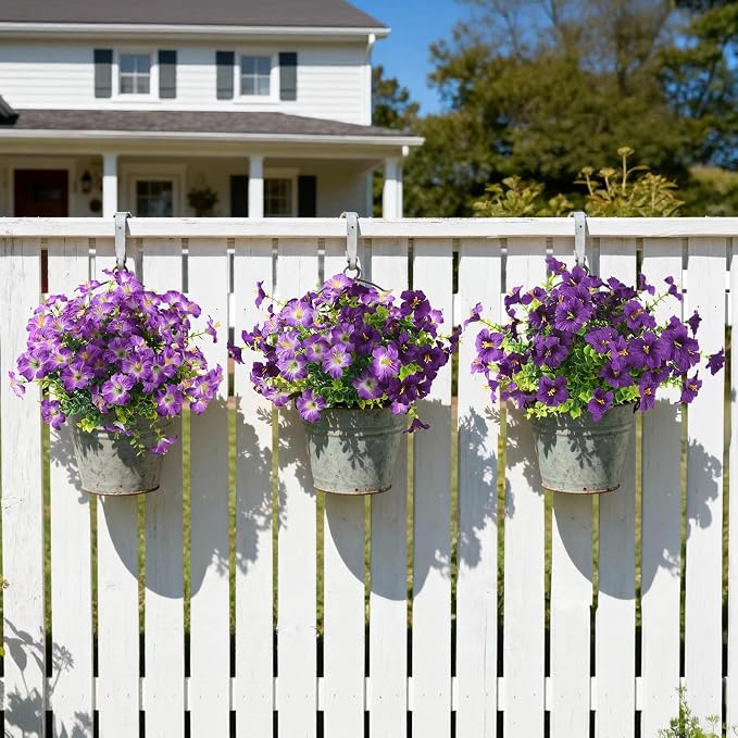 INQCMY Artificial Flowers for Outdoors Fake Plants Spring Decoration, 12 - Image 8