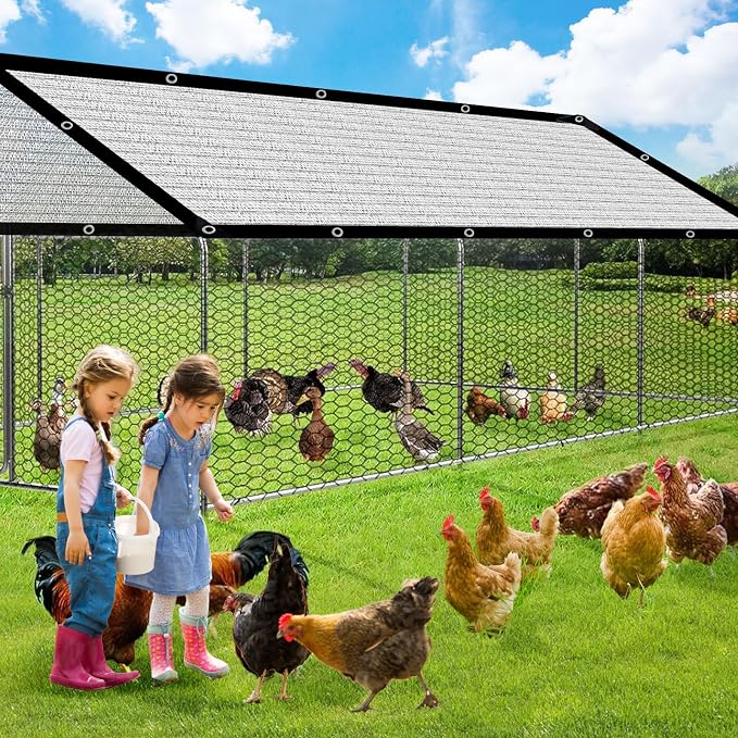 Aluminum-Shade Cloth for Garden Pergola Cover10 x10 Ft, 80% Reflective Tarp for - Image 4