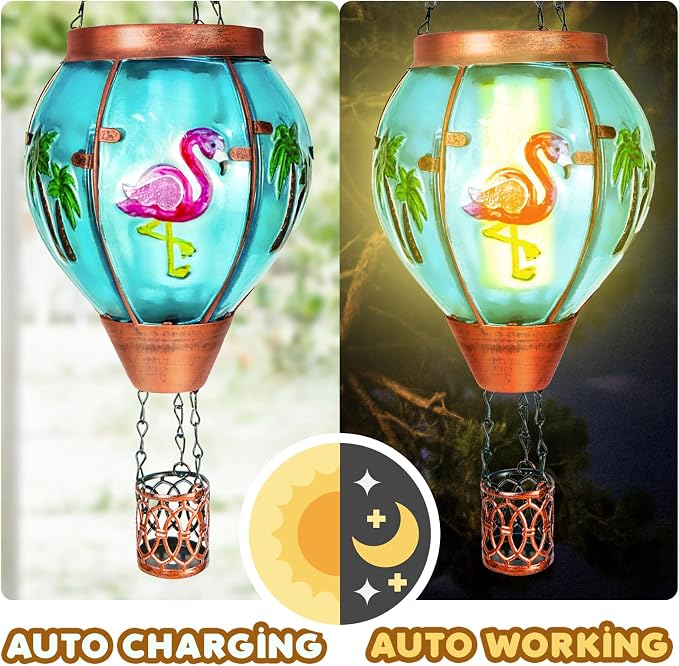 2 Pack Solar Hot Air Balloon Lantern - Image 3