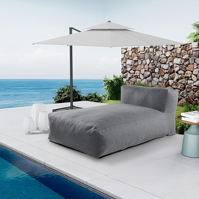 Outdoor Bean Bag Lounger Chair, Big Comfy Outdoor Daybed - Image 8