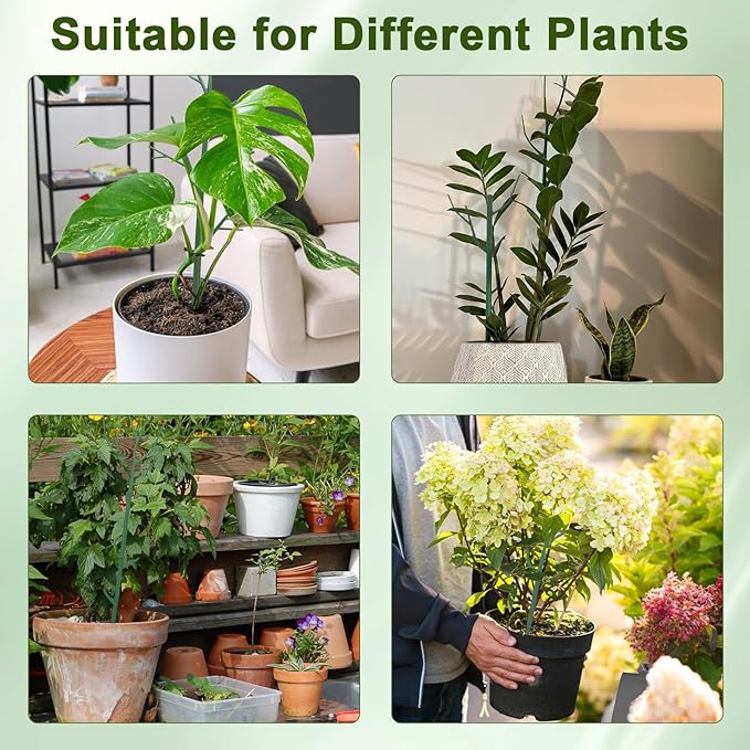 10 Pack Stackable Plant Support Stakes, Climbing Plant Support Structures - Image 7